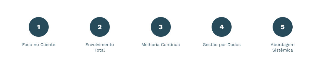 pilares da gestão da qualidade total